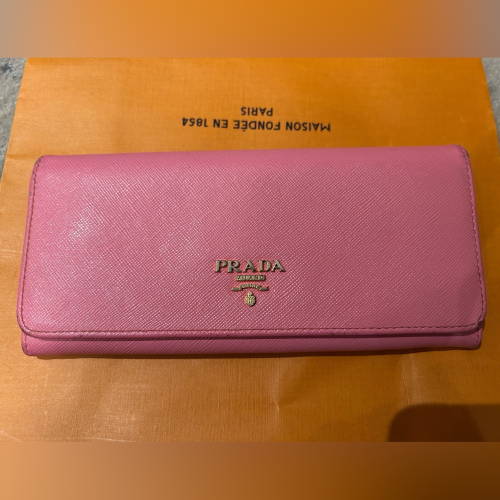 Authentic Prada Fuchsia Women's Wallet